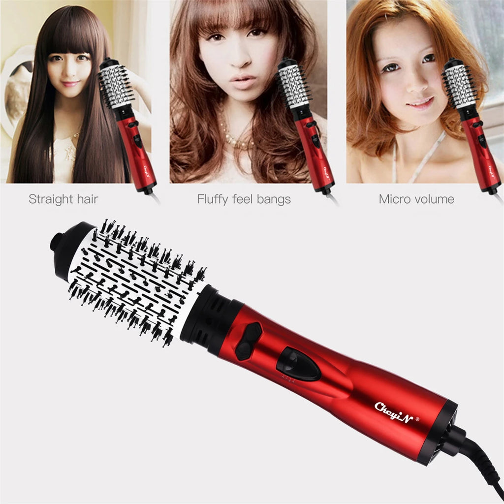 Hair Dryer Brush 2 in 1 Hot Air Spin Brush Curling Straighteningr