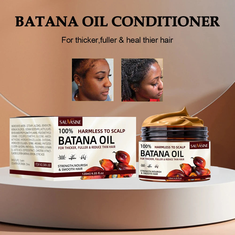 Batana Oil Conditioner Smooth Hair Essence Moisturizing Repair Hair Strengthening 