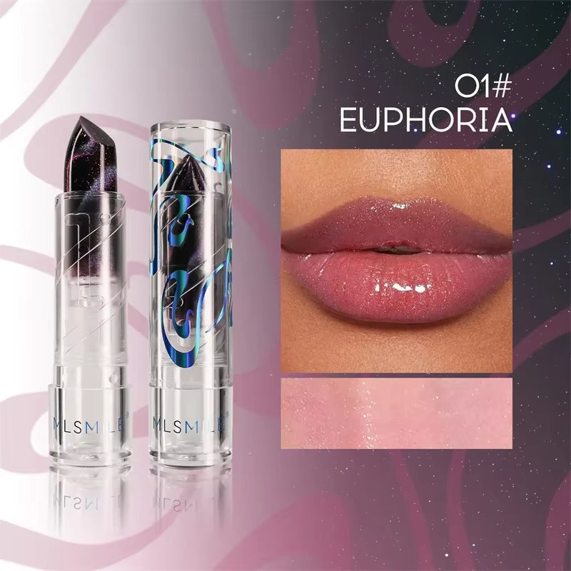 4 Color Temperature Color Changing Lipstick Moisturizing Mirror Glitter 