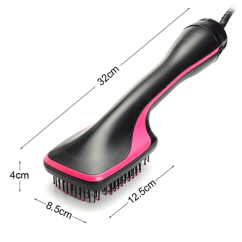 New Arrival 2 in 1 Multifunctional Hot Air Brush Comb Straightener 