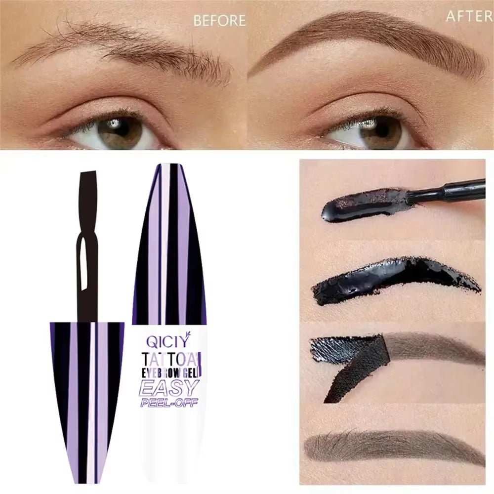 Lasting 3 Days Tattoo Easy Peel off Eyebrow Gel Cream 