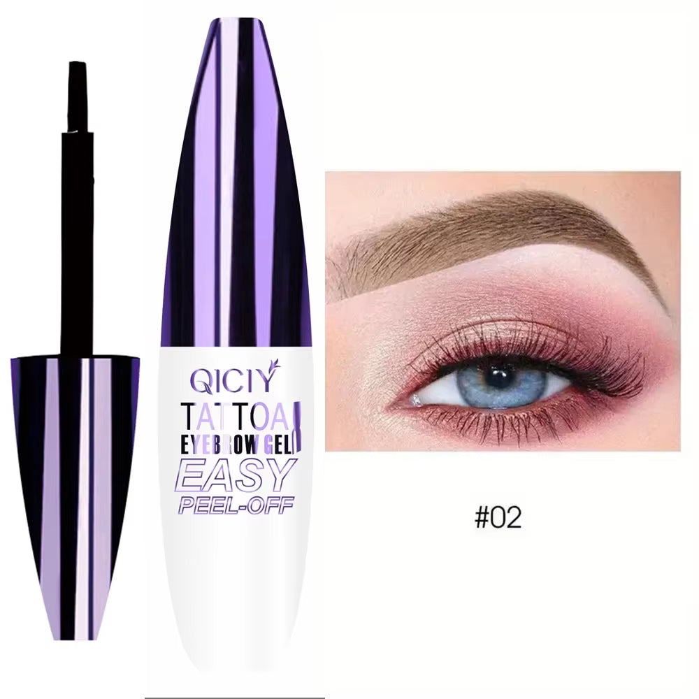 Lasting 3 Days Tattoo Easy Peel off Eyebrow Gel Cream 