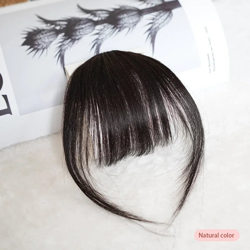 100% Human Hair Bangs – Lightweight & Invisible Clip-In