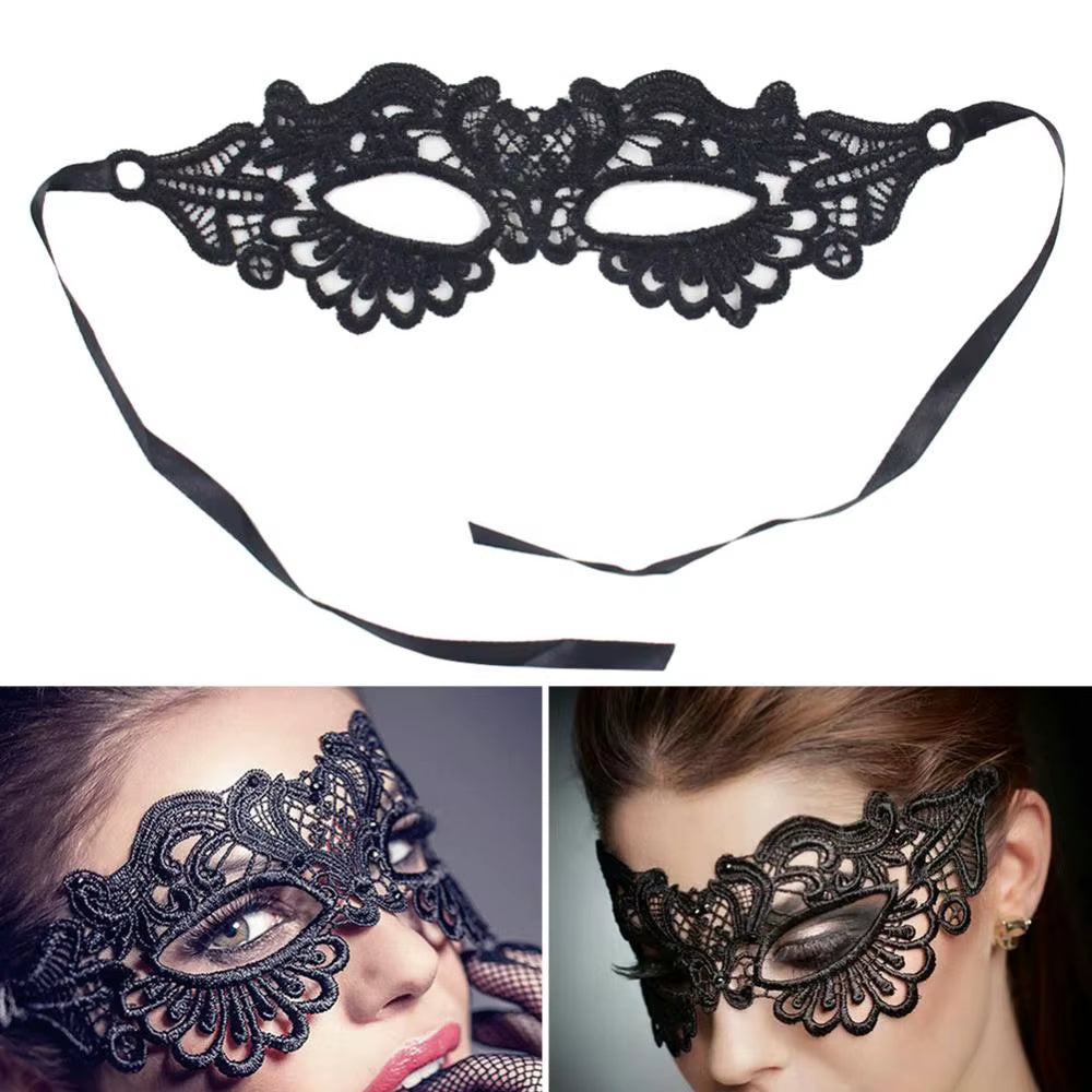 Eyewear Cosplay Mask Women Hollow Lace Masquerade Face Eye Mask Princess