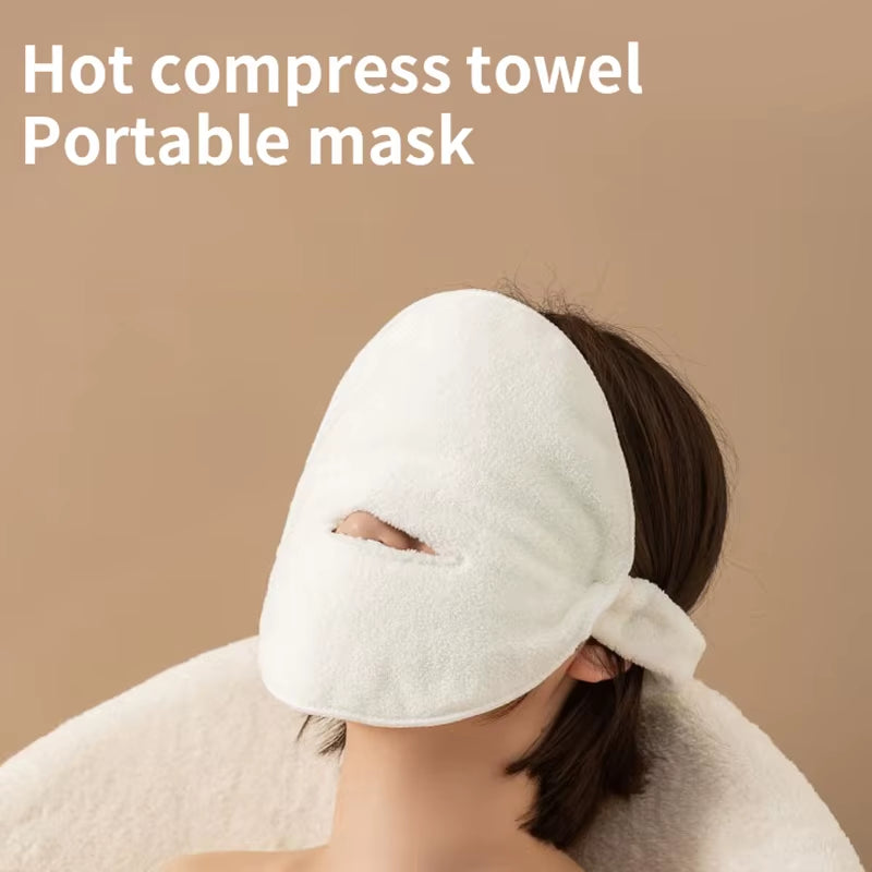 Reusable Hot Towel Mask Skin Face Mask Beauty Hot and Cold Steam 