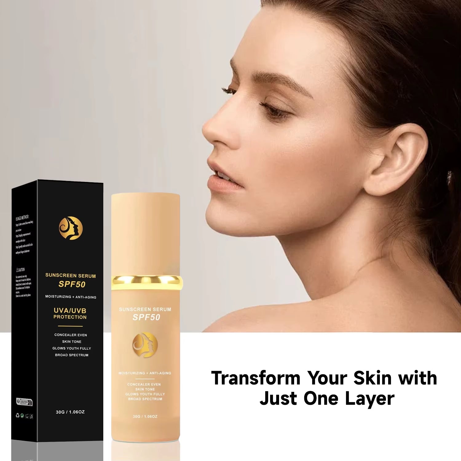 4-In-1 Foundation Liquid Makeup 4 in 1 Foundation Light Spectrum