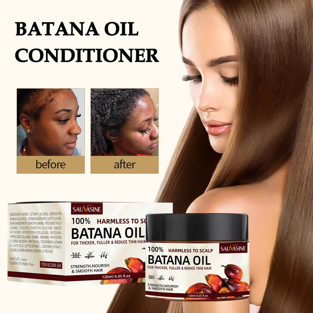 Batana Oil Conditioner Smooth Hair Essence Moisturizing Repair Hair Strengthening 