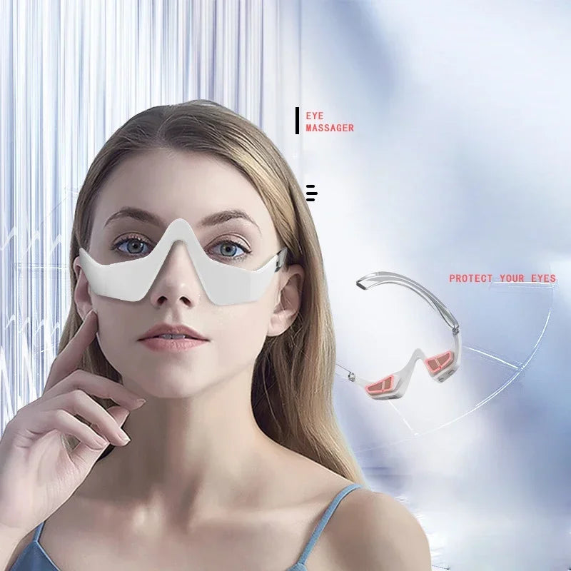 3D Red Light EMS Eye Massager – Reduce Dark Circles & Puffiness