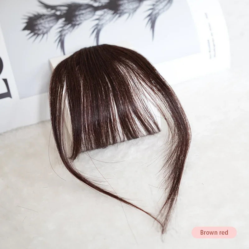 100% Human Hair Bangs – Lightweight & Invisible Clip-In