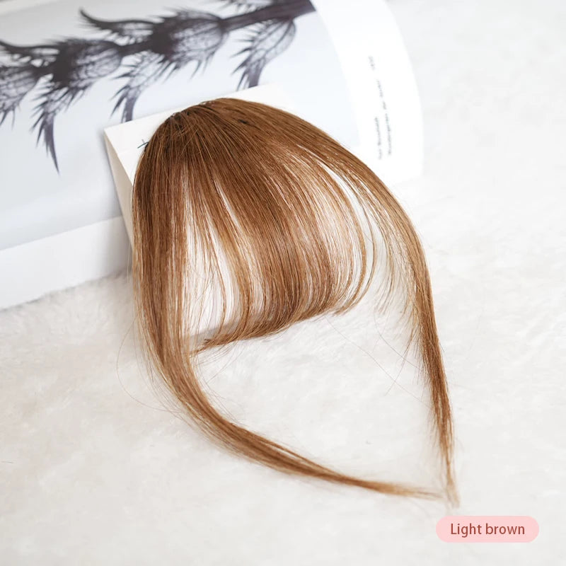 100% Human Hair Bangs – Lightweight & Invisible Clip-In