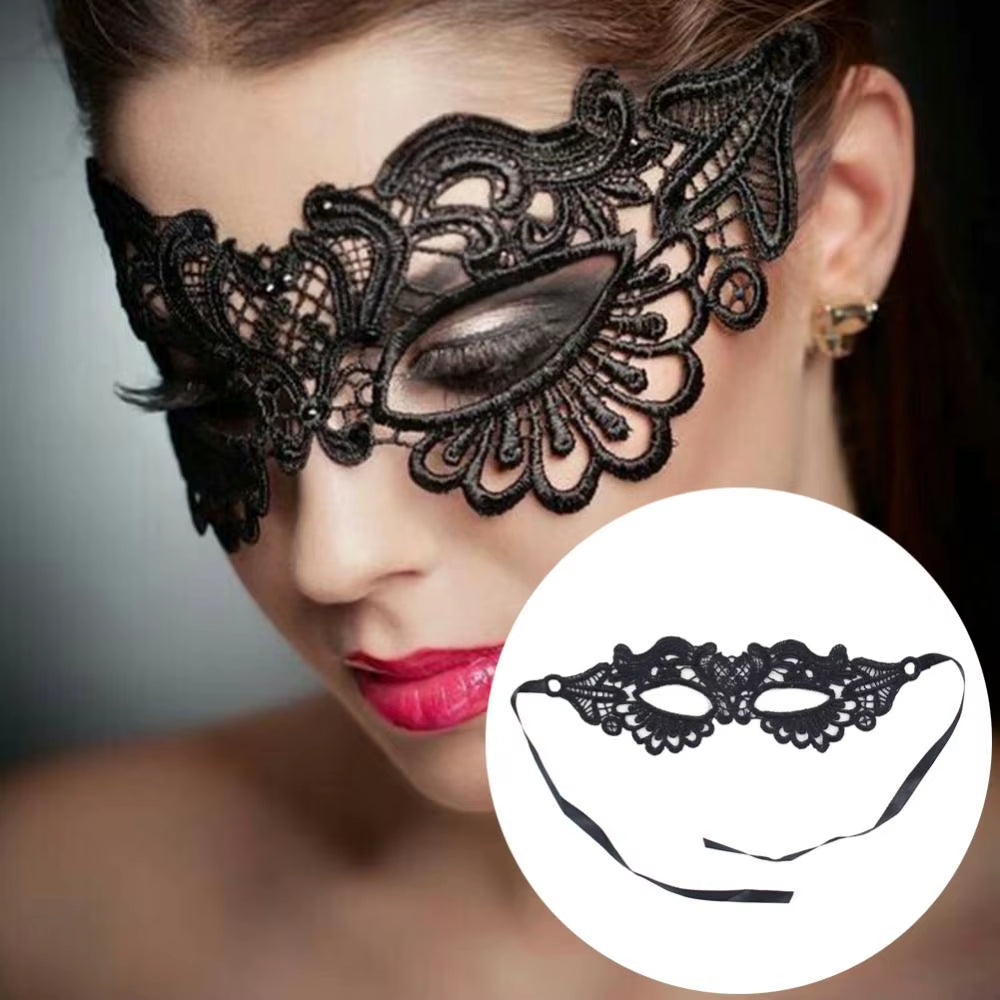 Eyewear Cosplay Mask Women Hollow Lace Masquerade Face Eye Mask Princess