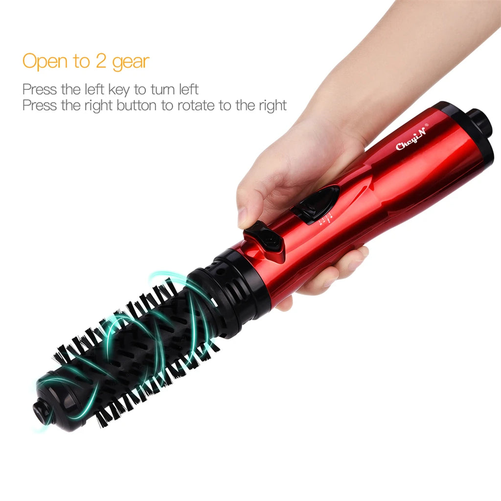 Hair Dryer Brush 2 in 1 Hot Air Spin Brush Curling Straighteningr