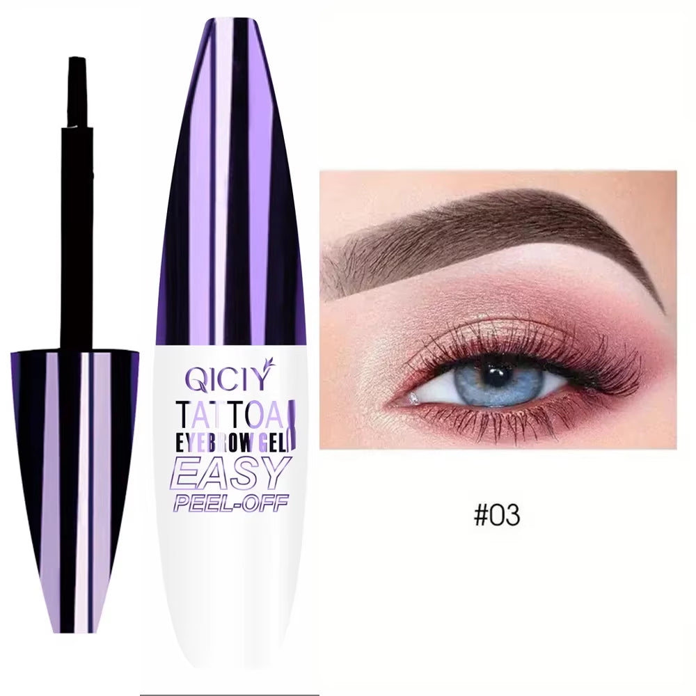 Lasting 3 Days Tattoo Easy Peel off Eyebrow Gel Cream 